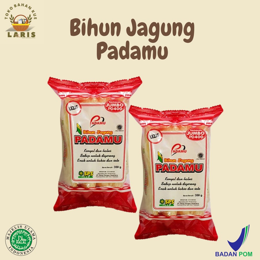 

BIHUN JAGUNG PADAMU KEMASAN 320 GRAM