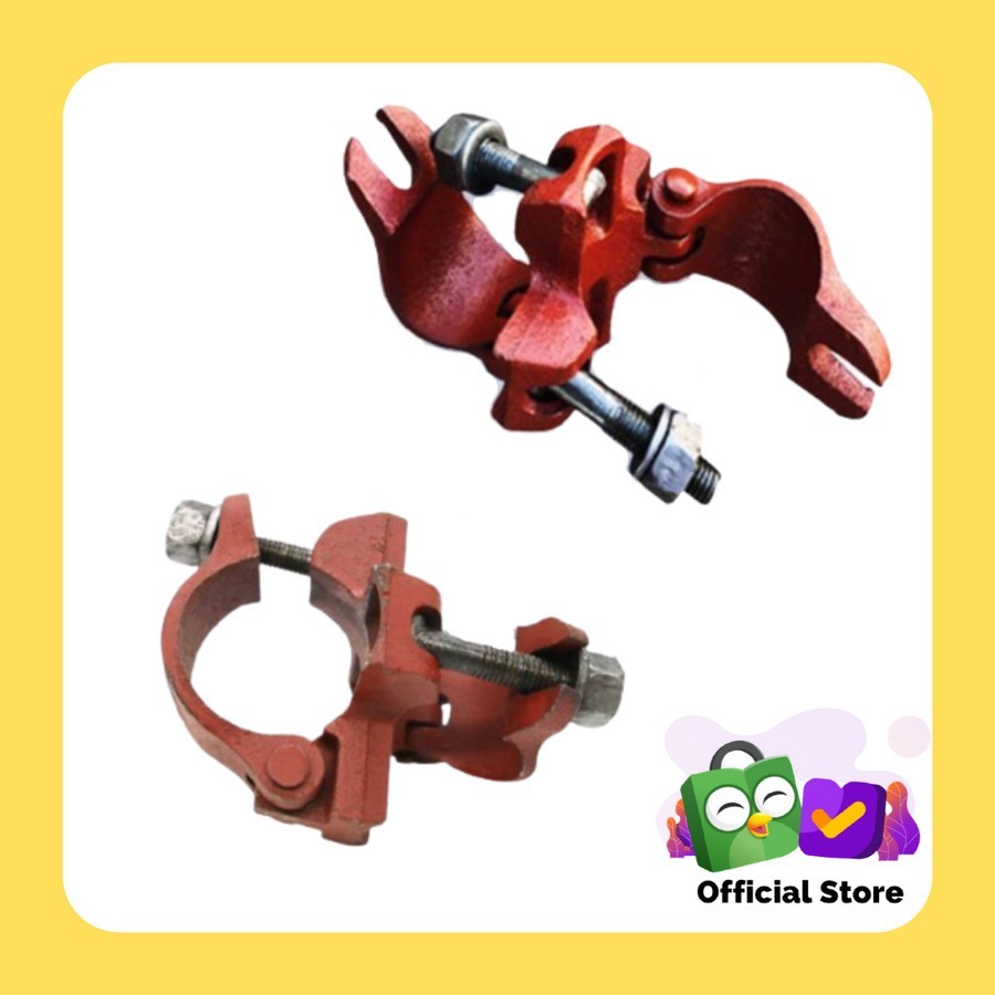 KLEM PIPA SCAFFOLDING MATI / CLAM SWIVEL SCAFFOLDING BAHAN BESI TEBAL