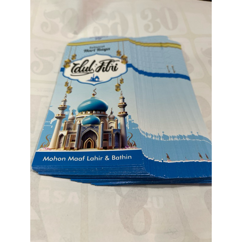 

Ampau Lebaran ukuran besar isi 100 gambar mesjid B 2