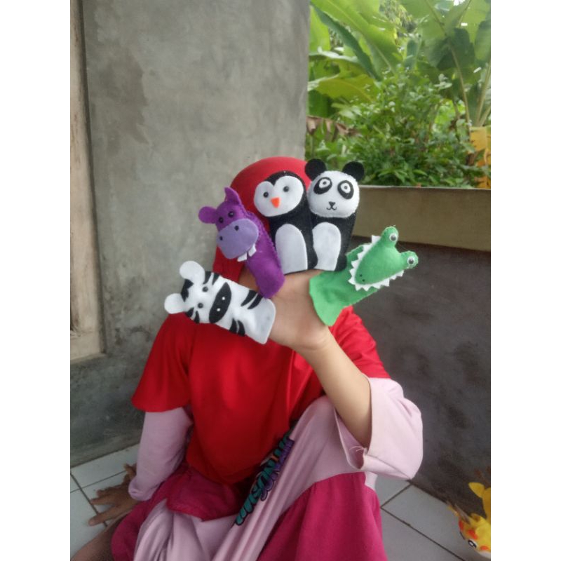 

amplop lebaran lucu/ boneka jari / amplop flanel