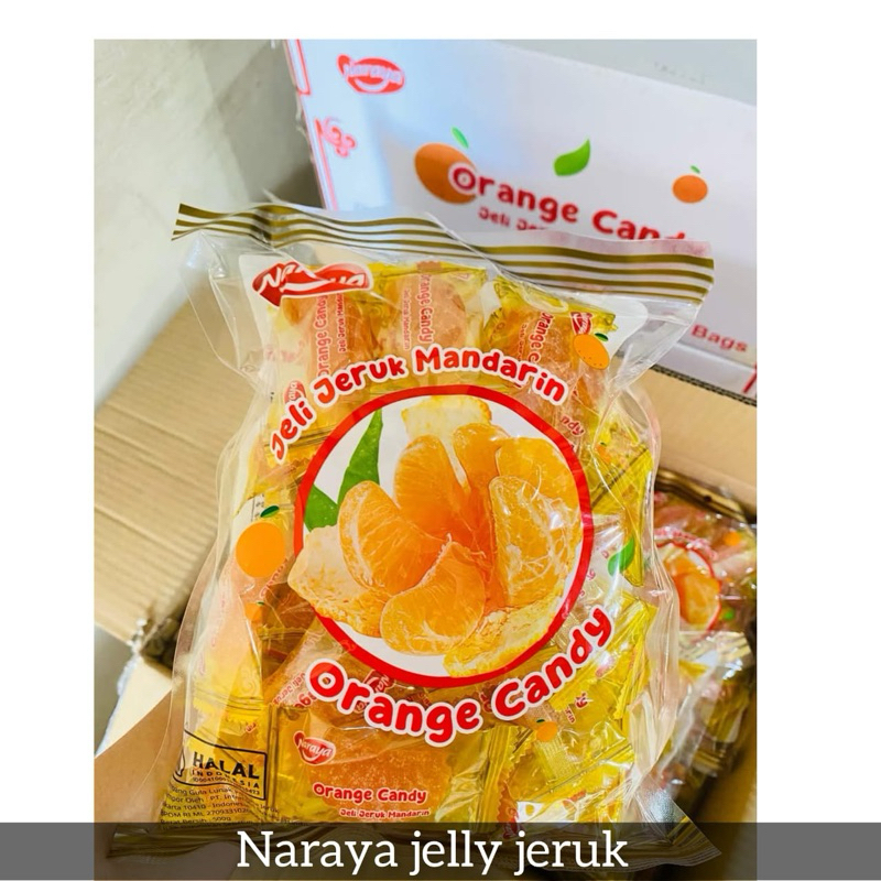 

Naraya permen jelly jeruk 500gr