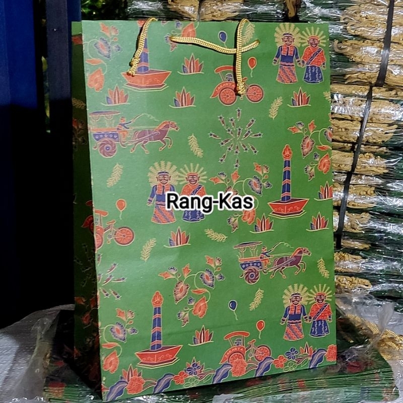 

Paperbag Batik Folio Ondel HUT Jakarta samson doff isi 12pcs
