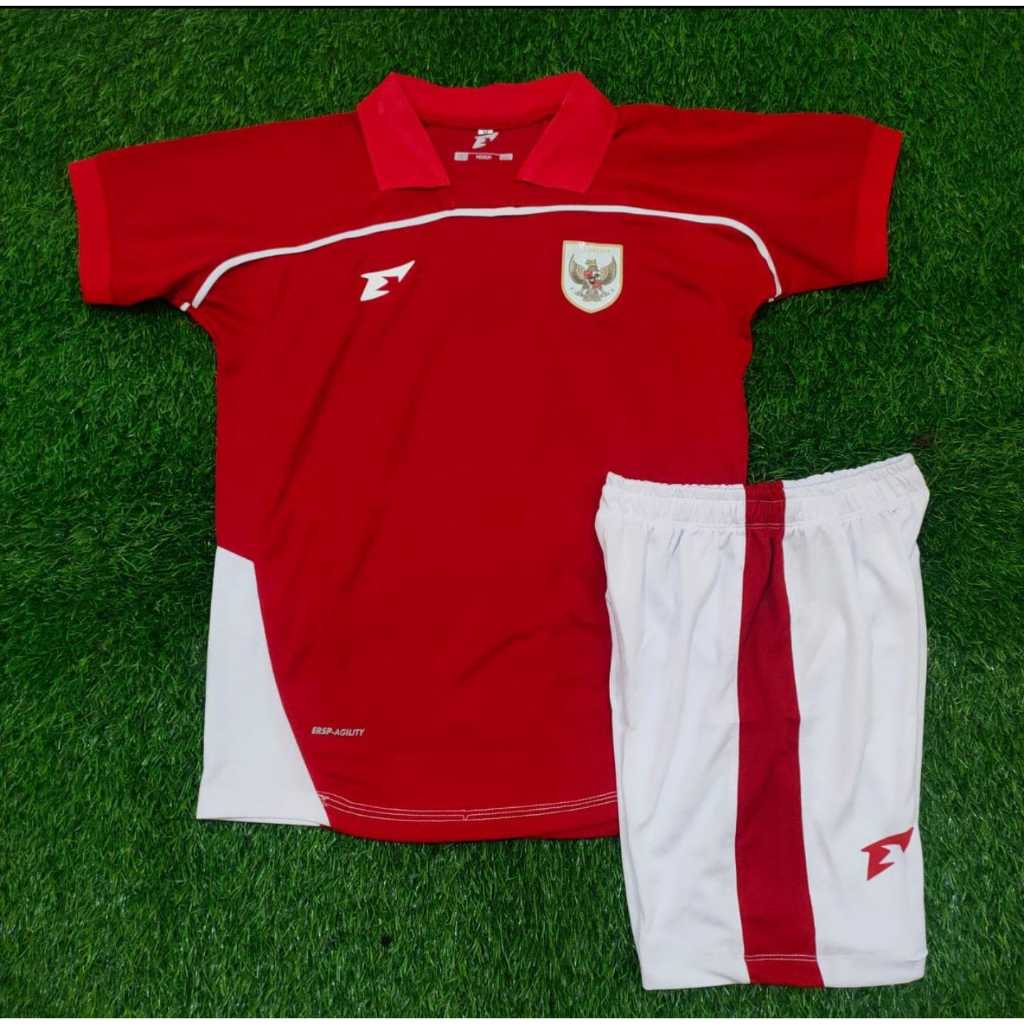 TIMNAS INDONESIA HOME JERSEY BAJU BOLA ANAK KIDS MERAH 2024/2025 GRADE ORI