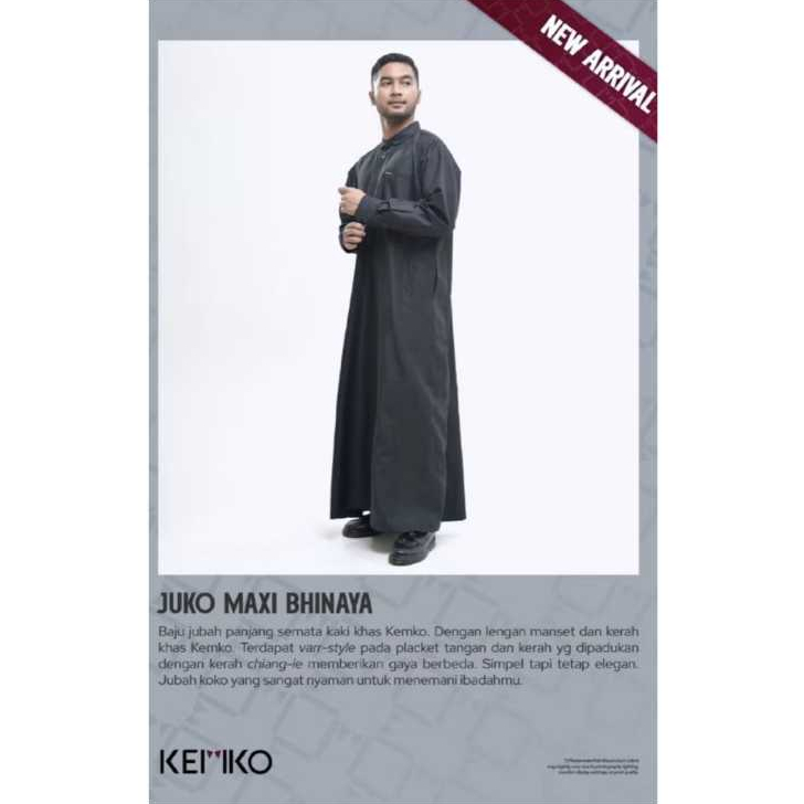 Juko Maxi Bhinaya | Jubah Koko Rabbani | Jubah Koko | Koko Terbaru | Jubah [Ori Rabbani]