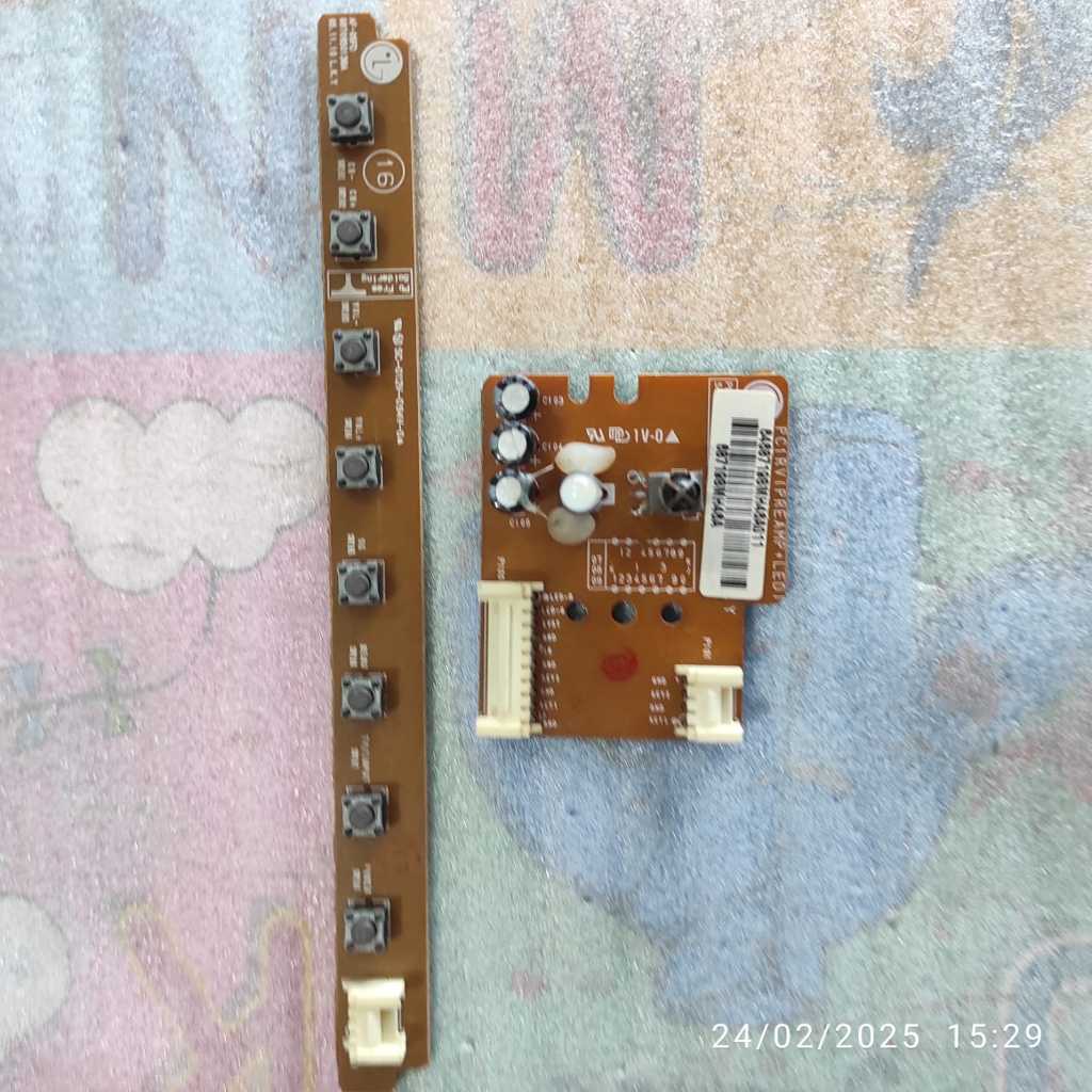 IR SENSOR TV PLASMA LG 42PC1R atau 42PC1R-TH + SAKLAR ON OFF MENU VOLUME CHANNEL