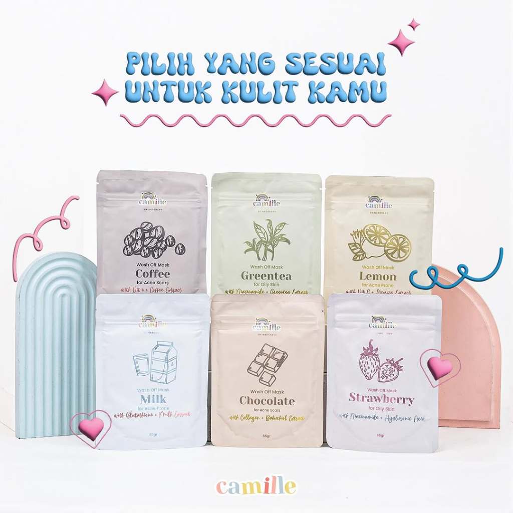 CAMILLE BEAUTY Masker Camille Wash Off Mask Camille Masker Organik