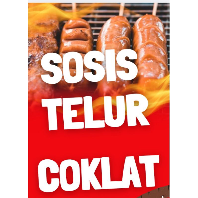 

SOSIS telur coklat