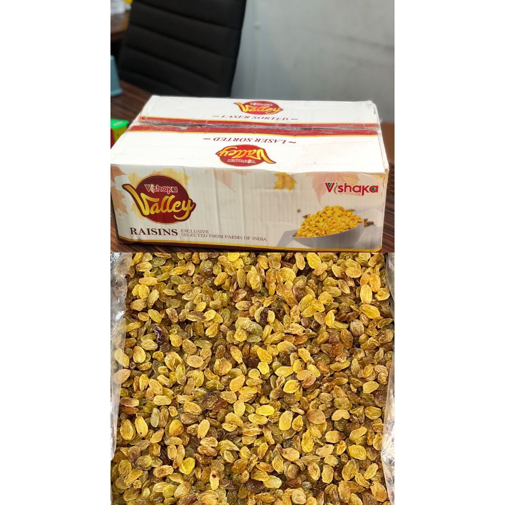 

Kismis Cristal Manis Raisin super premium kemasan 10kg