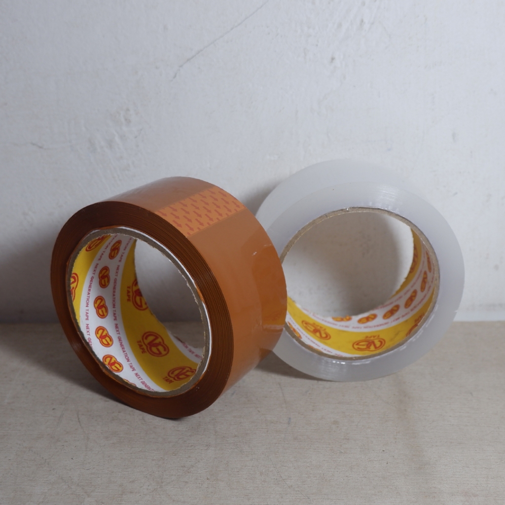 

[6 Pcs] Paket Hemat Grosir Lakban Tebal 45 mm 60 yard Murah YAMA Isi 6 Pcs