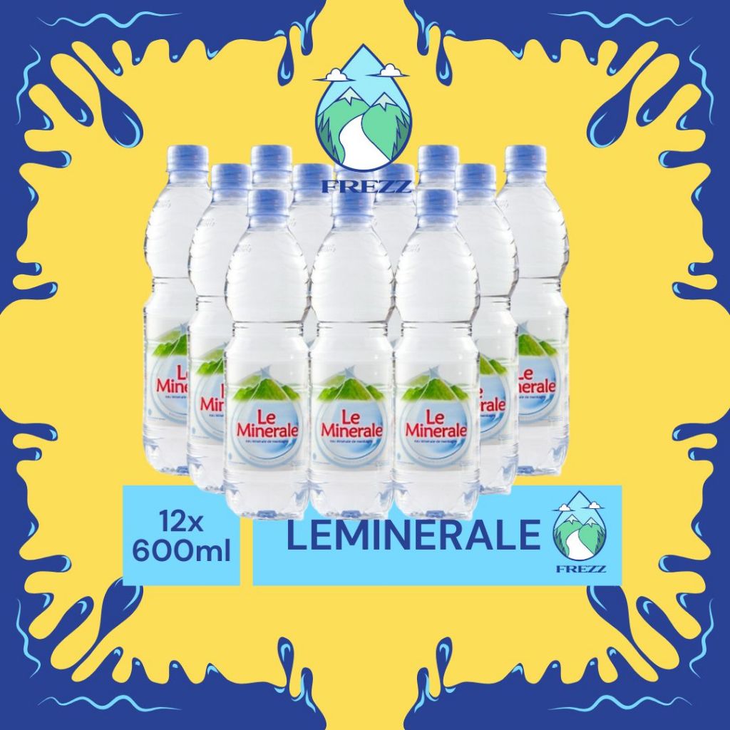 

(INSTANT) LE MINERALE 600ml PAKET ISI 12 BOTOL PER PACKS - READY Air Kemasan Botol, GALON, GELAS, 330 ML, 600, 1500ML Minuman Kardus KARTON