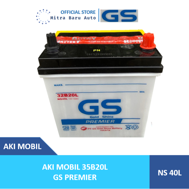 Aki Mobil Agya & Calya GS NS 40L PREMIER