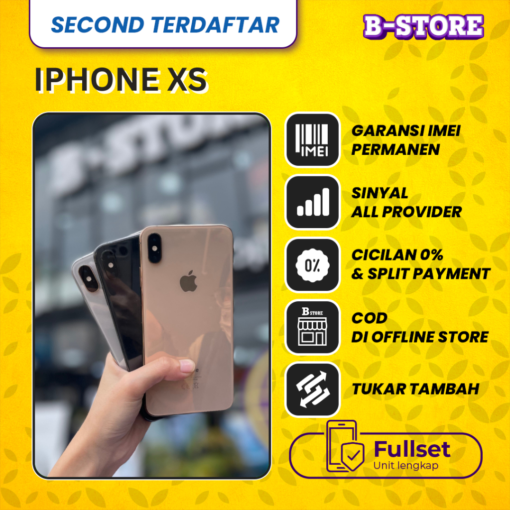 IP XS 256GB - Fullset Bergaransi - SECOND TERDAFTAR