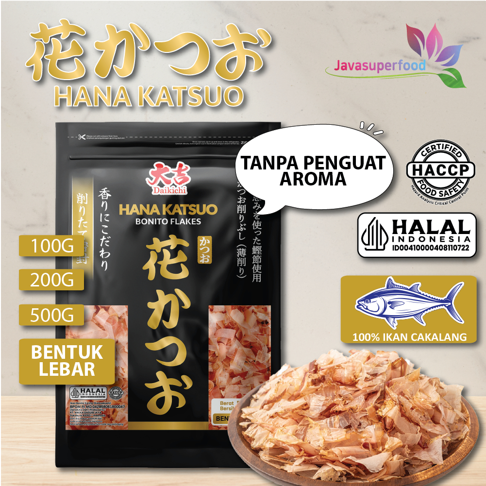 

[HALAL] DAIKICHI HANA KATSUOBUSHI GOLD (100G, 200G & 500G) / KATSUOBUSHI / IKAN CAKALANG / BONITO FLAKES / TABURAN TAKOYAKI / SERUTAN IKAN CAKALANG