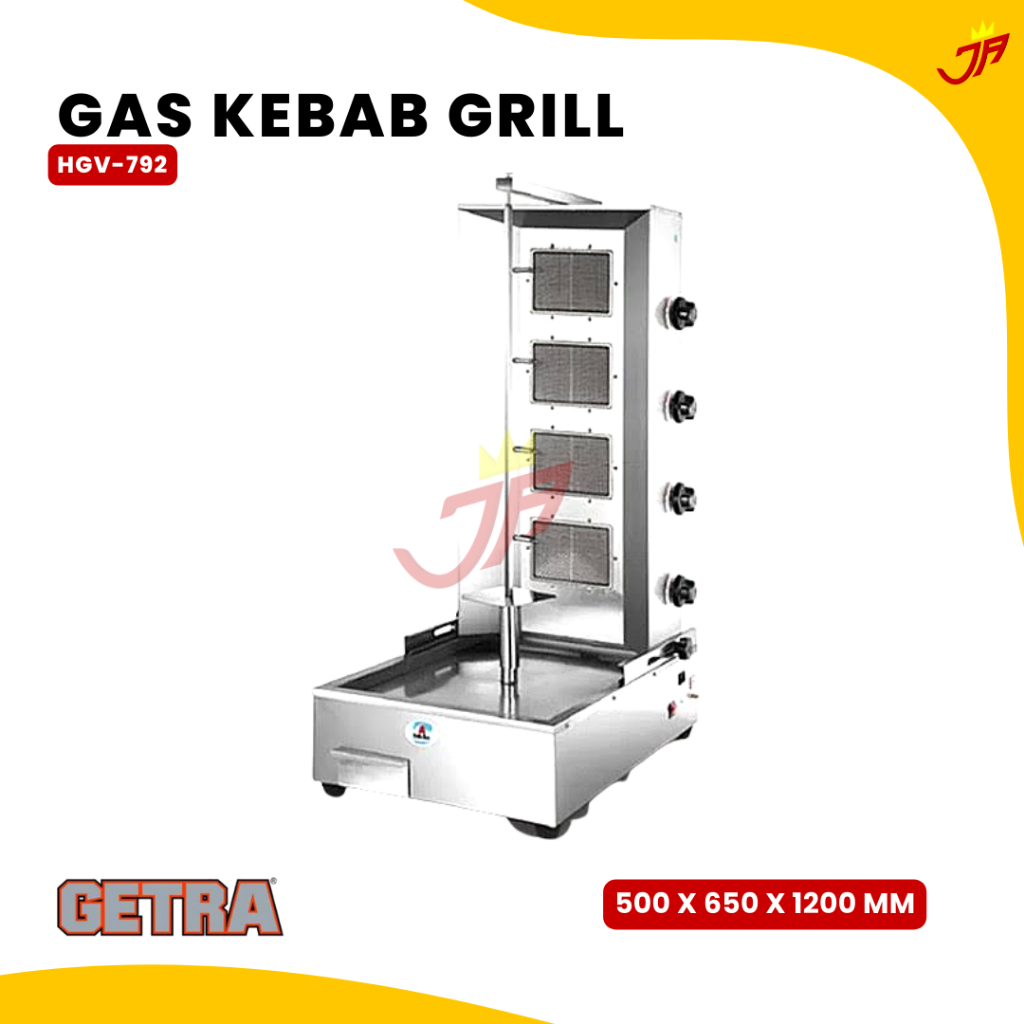 GETRA Gas Kebab Grill Getra HGV-792