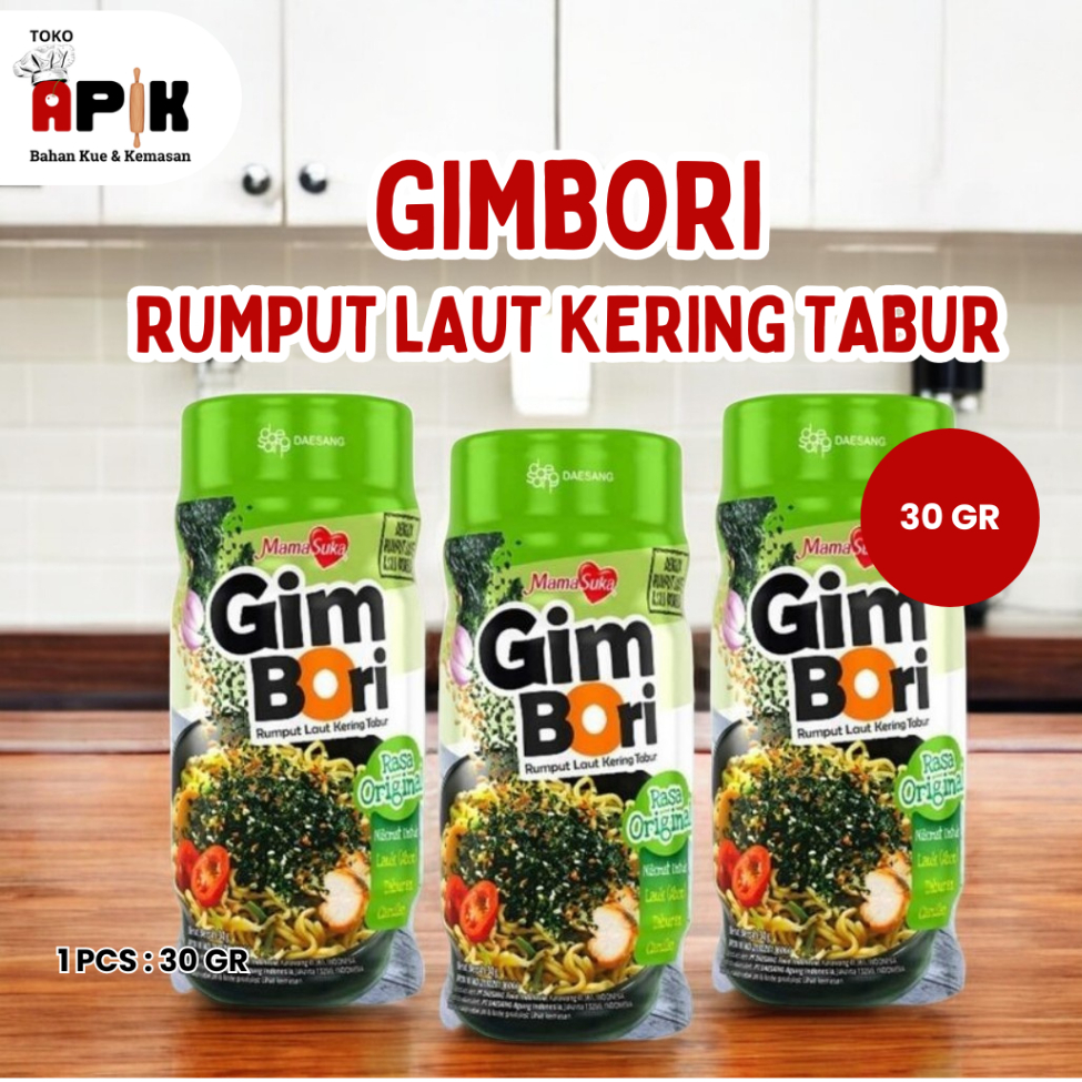

Mama Suka Gimbori Rasa Original Rumput Laut Kering 60 / 30 GR