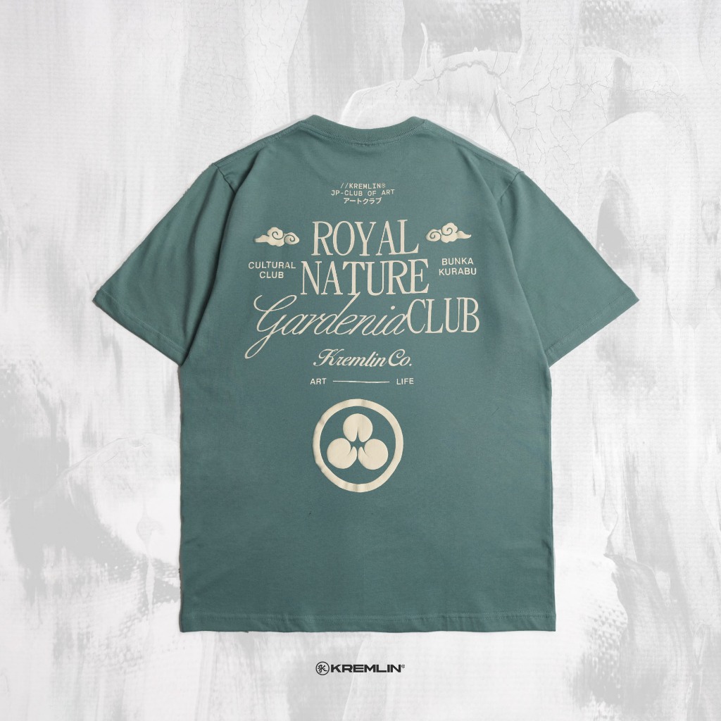 KREMLIN T-Shirt Kaos Puff 3D Graphic - Gardenia