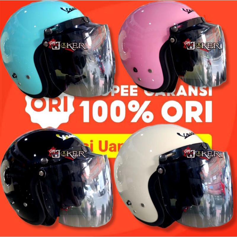 Helm Vespa helmet dewasa pria wanita SNI original