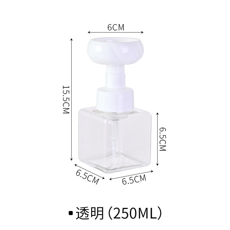 TUTU Botol Dispenser Sabun Busa Bentuk Bunga/Foam Flower Stamp Hand Soap/Wadah Sabun Cuci Tangan Bus