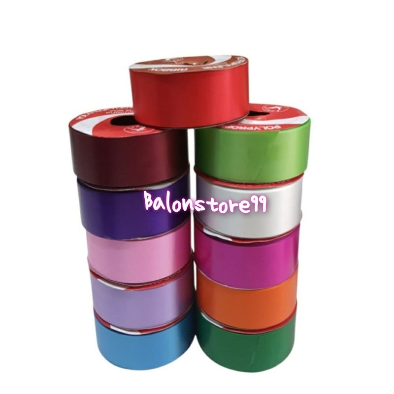 

PITA KADO KERTAS 4CM (1.5 inch) / PITA KADO JEPANG / Pita Ribbon 4cm ( 1.5 inch ) Per Roll