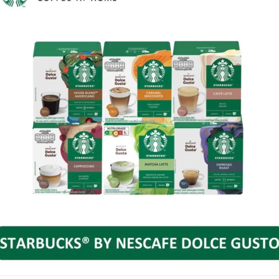 

Starbucks Dolce Gusto Nescafe Coffee Capsules