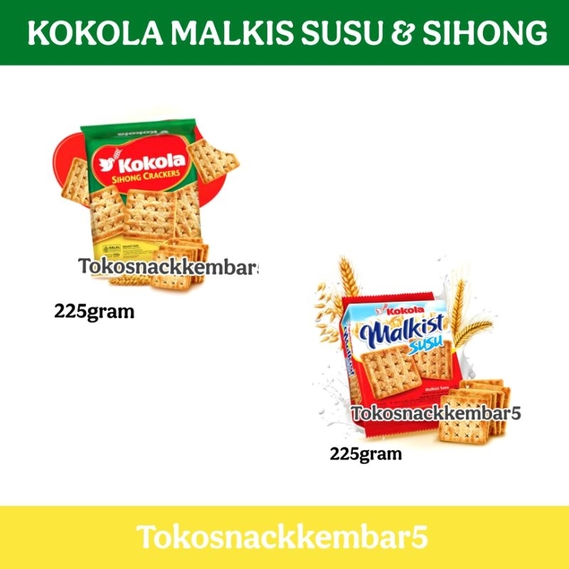 

Kokola Malkis susu kokola sihong cracker 225gram