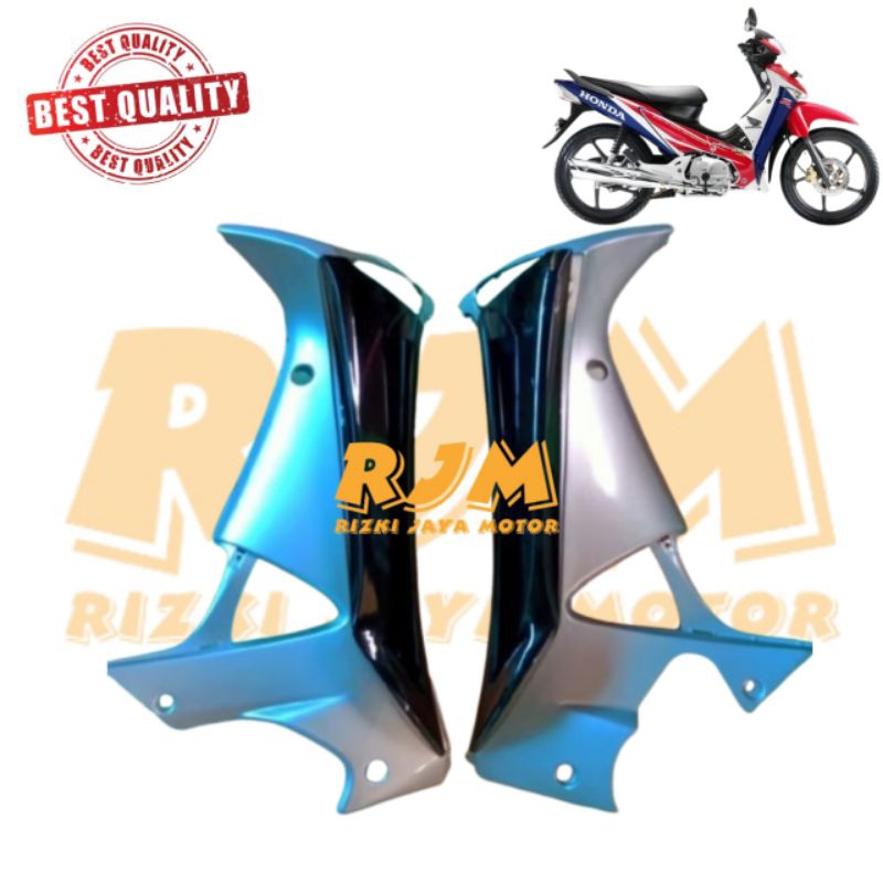 SAYAP LUAR DALAM SUPRA X 125 LAMA SILVER HITAM