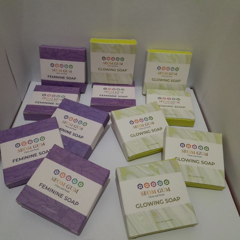 5pcs sabun seom gum|seom gum glowing soap| seom gum feminine soap bpom ori