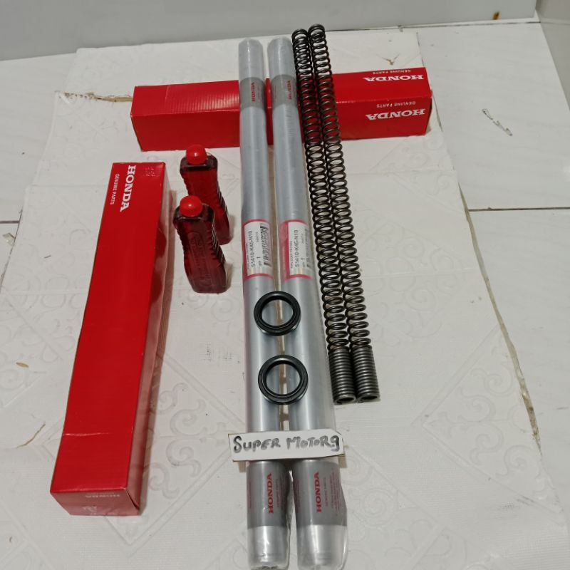 Sok Depan Honda CB 150R New CB New Cb New Tutup Klip Sok+Per+Sil Oli (K45)