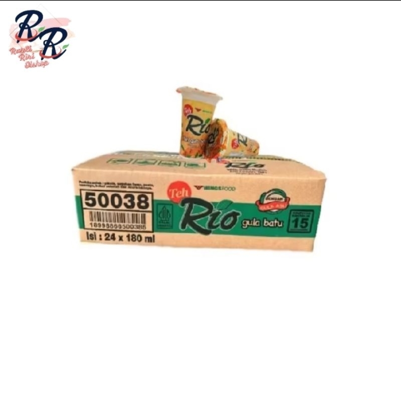 

TEH RIO GELAS ALL VARIAN 180/190ML 1 DUS ISI 24 PCS