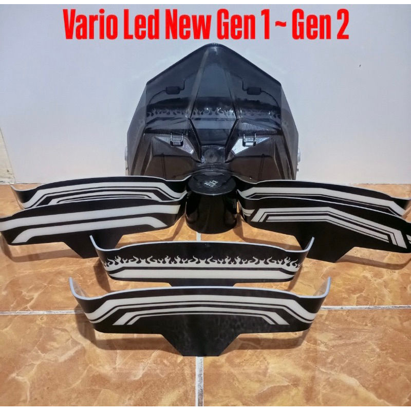 STOPLAMP LAZY VARIO - BAHAN AKRILIK LAZY VARIO PNP MIKA AKRILIK LAZY VARIO 125 150