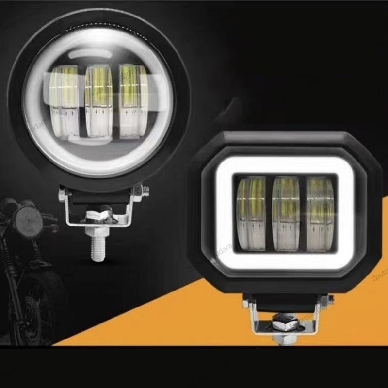 Lampu Tembak LED Daymaker 3 Mata / Lampu Tembak LEd CWL Daymaker mata /Lampu Tembak Motor / Lampu Da