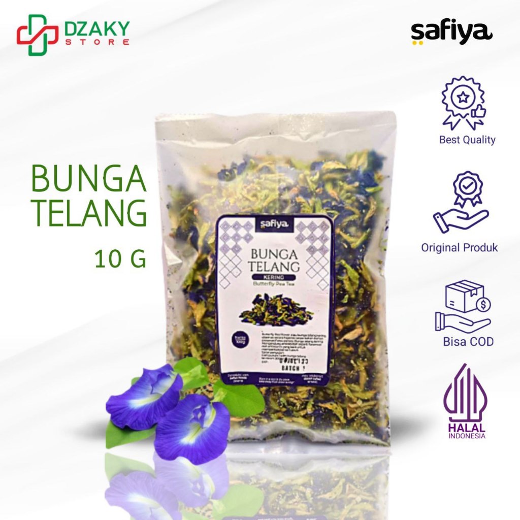 

Safiya Bunga Telang 10 Gram Original Premium