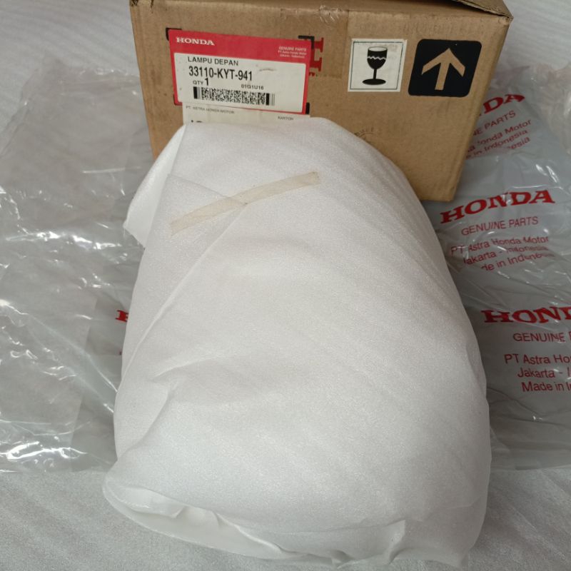 REFLEKTOR LAMPU DEPAN HONDA SCOOPY KARBU ORIGINAL