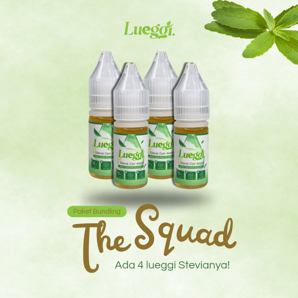 

Lueggi Stevia Paket pekat bundling 4 luegi Stevia Alami Diet No Diabetes
