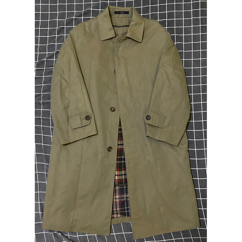 Long Coat / Coat Branded Daks London Original (kancing & furing emboss, tag wash lengkap) (di web 13