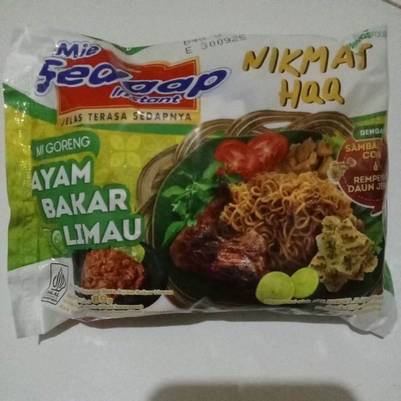 

Mie Sedaap Goreng Ayam Bakar Limau 89gr