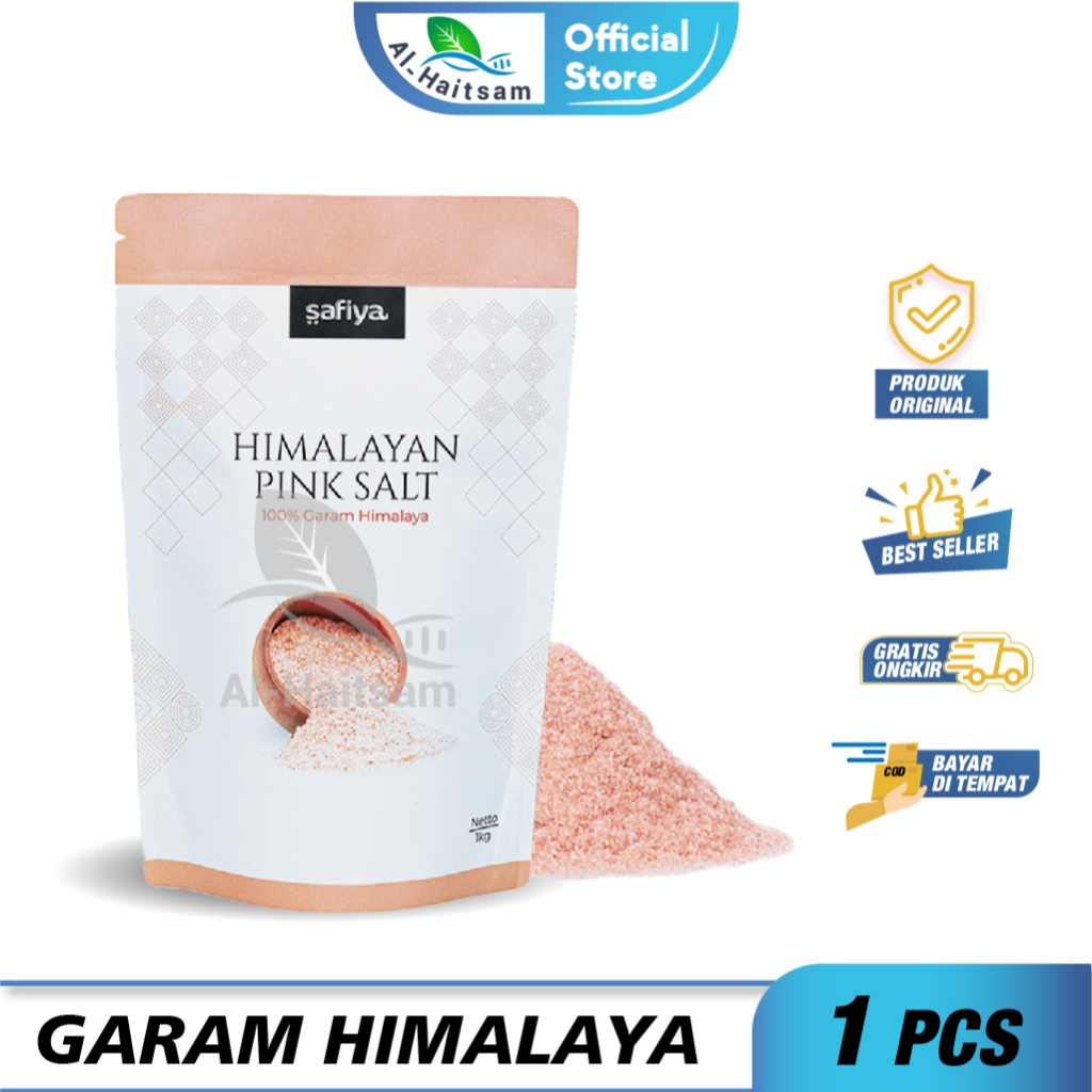 

Garam Himalaya Safiya 1 Kg / 500 gr dan 250 gr / Himalaya Pink Salt