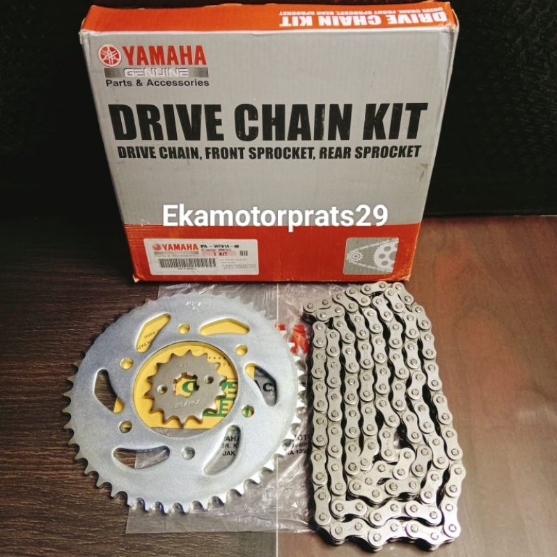 Gear Set Gir Komplit 1PA Yamaha Vixion New THN 2013-2014 ORI Sunstar