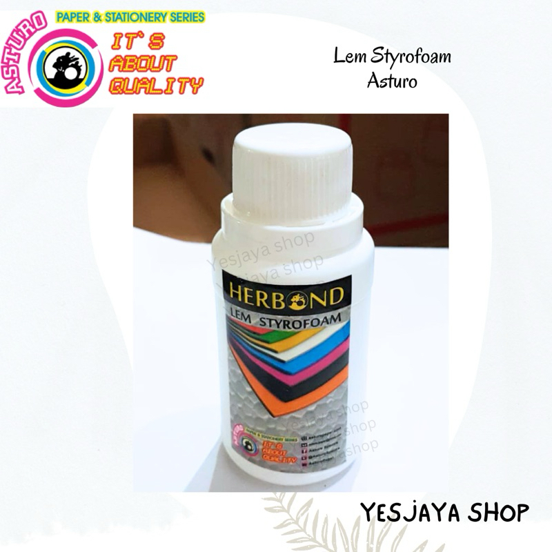 

{1 pc} Lem Styrofoam Asturo 120 ml / Lem Gabus Asturo 120 ml / Lem styrofoam grosir