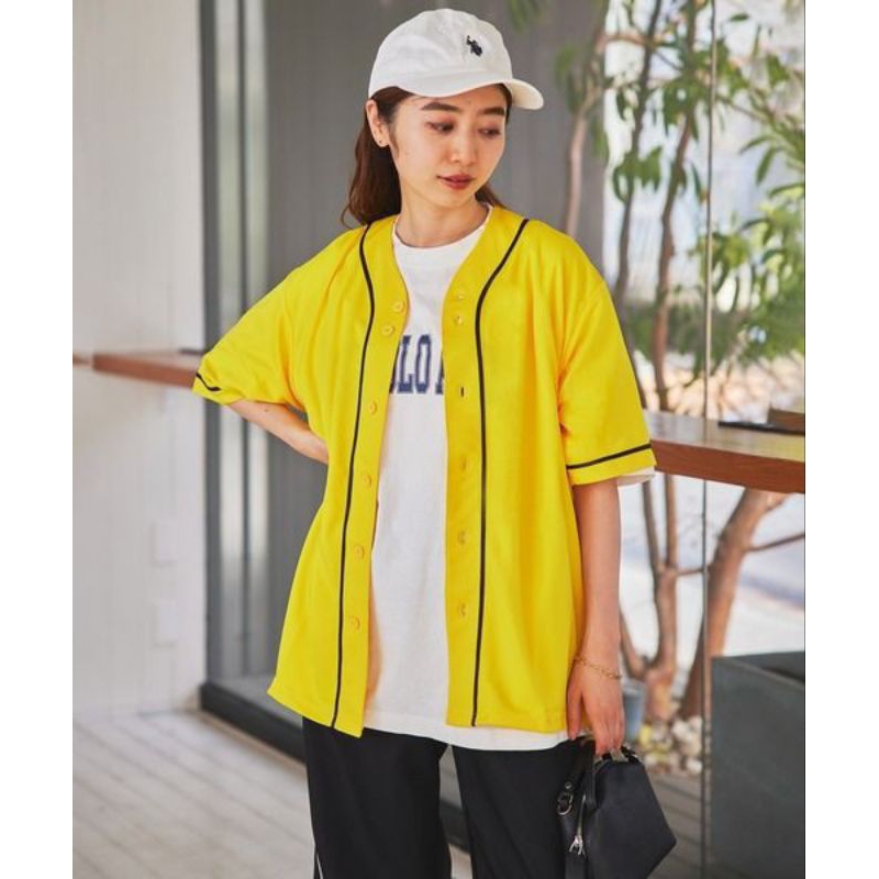 Baju baseball Jersey baseball polos oversized pria wanita ko