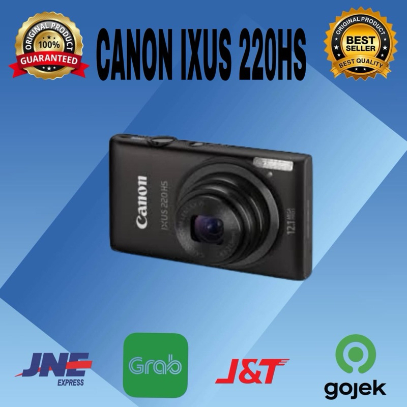 camera canon ixus 220HS white box,camera only