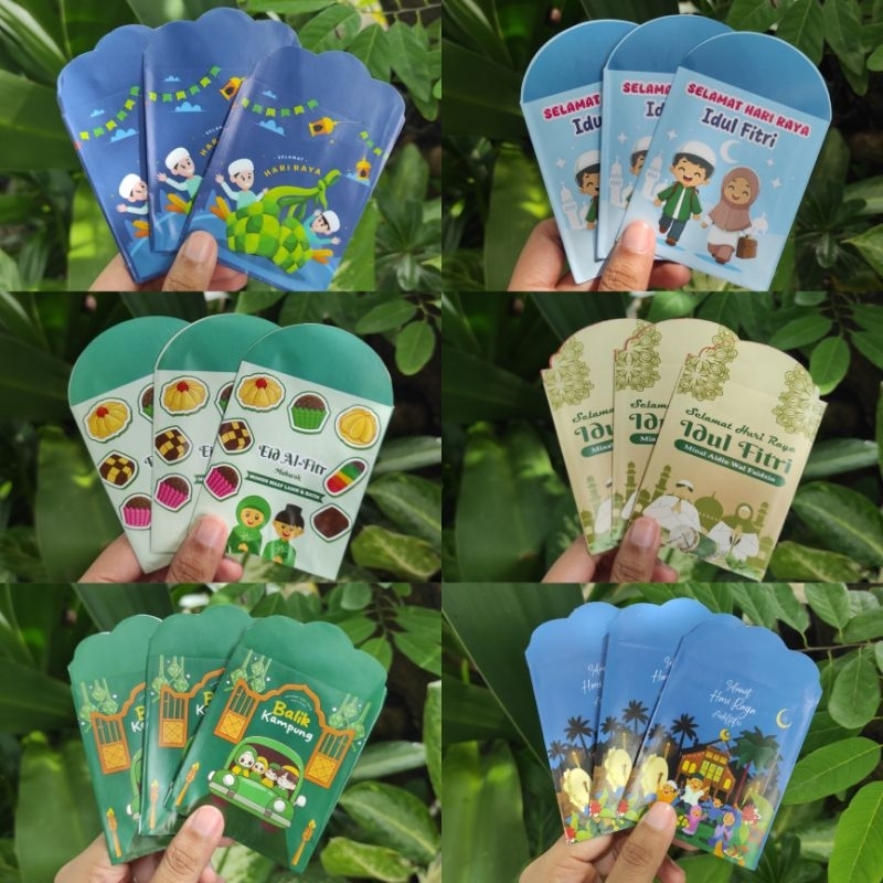 

(1 Pack isi 10 pcs) Amplop Lebaran Premium 2025 / Angpao Lebaran / Amplop Idul Fitri / Amplop Siap Pakai / Amplop Hari Raya