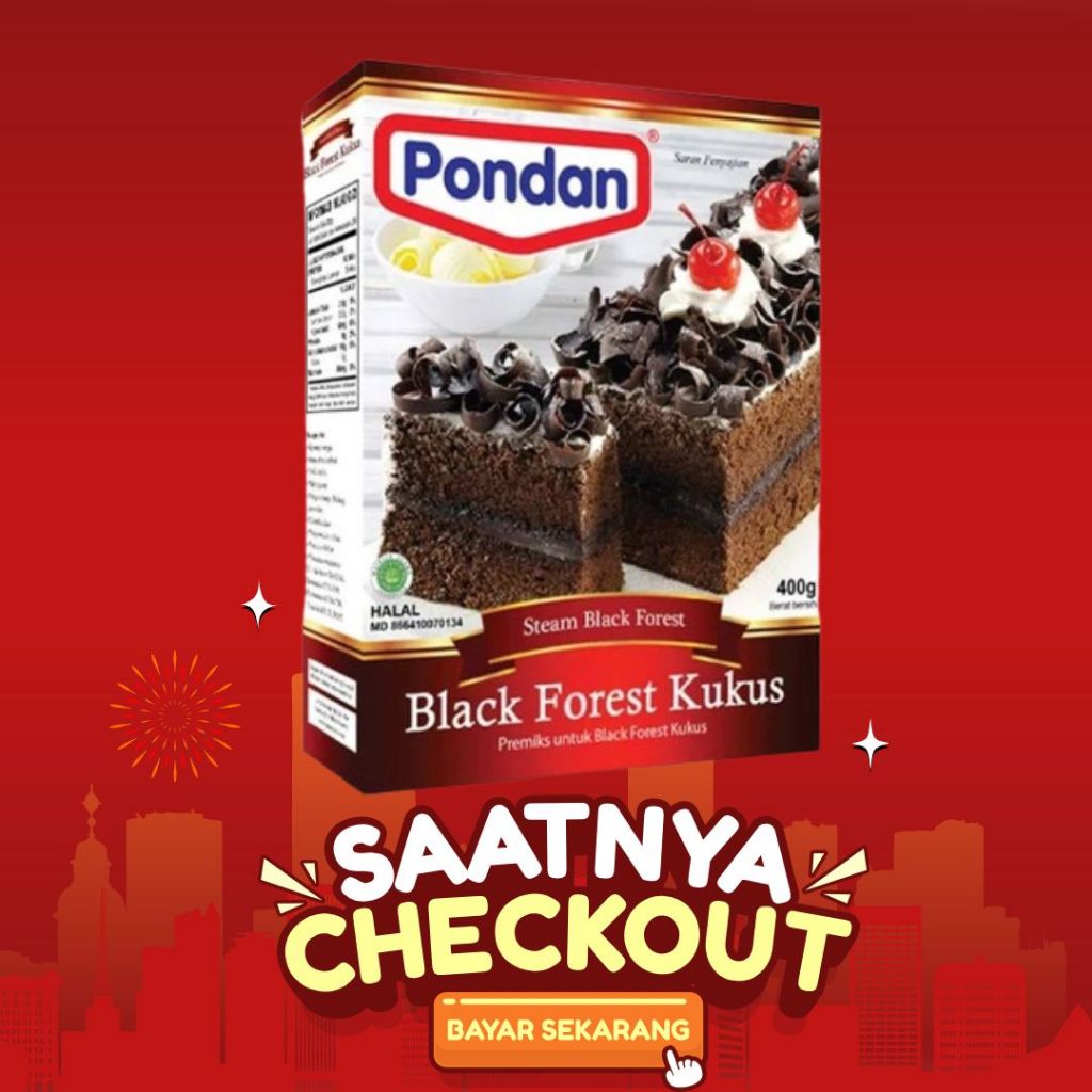 

PONDAN BLACK FOREST KUKUS 400g