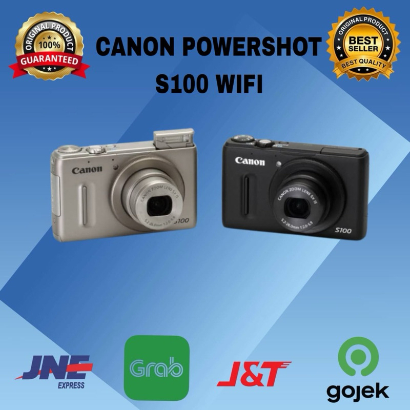 camera canon powershot S100-white box,camera only