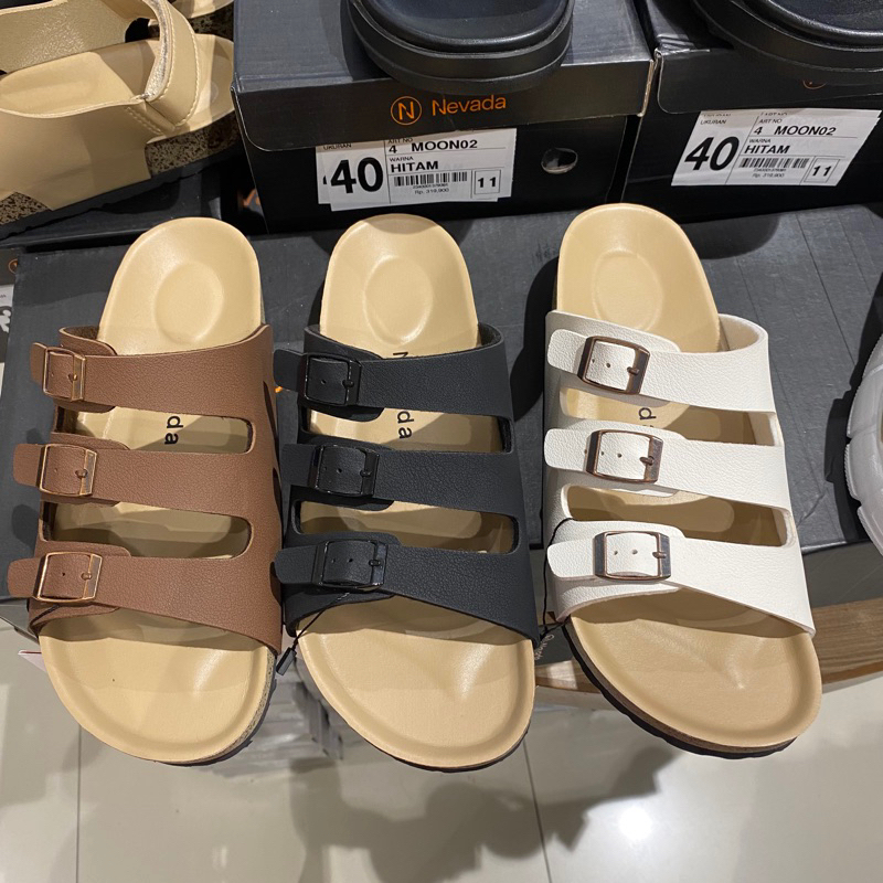 Nevada PUFF AP23 Selop wedges Murah