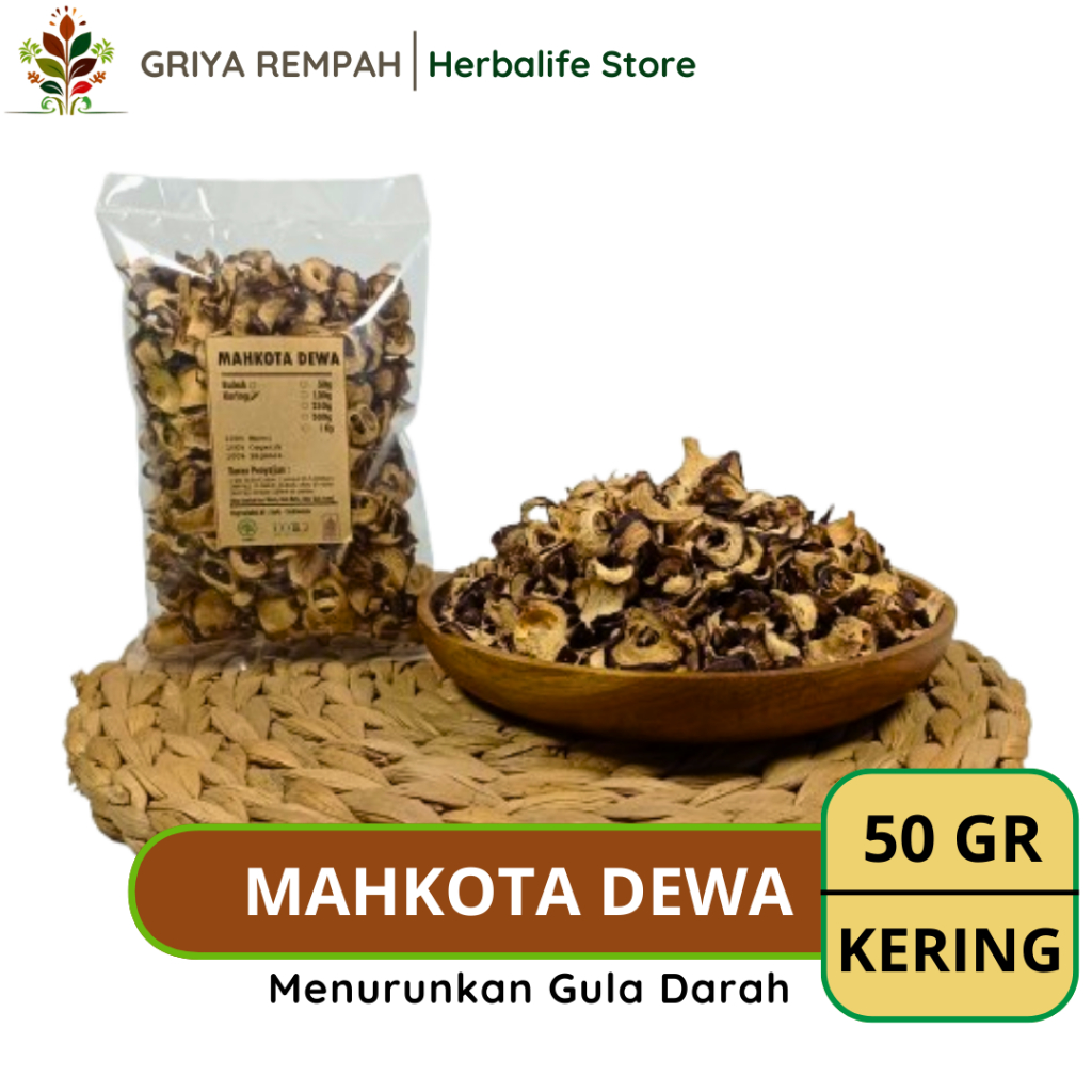 

BUAH MAHKOTA DEWA KERING 50 GRAM Simalakama Rempah Herbal Simplisia Alami untuk Kesehatan & Ramuan Kering Jamu Tradisional Makuto Dewo Phaleria macrocarpa