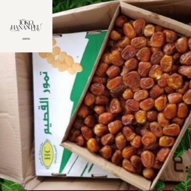 

Kurma Sukari Raja/Al Qasim Basah Varian 1 Dus Berat 3kg
