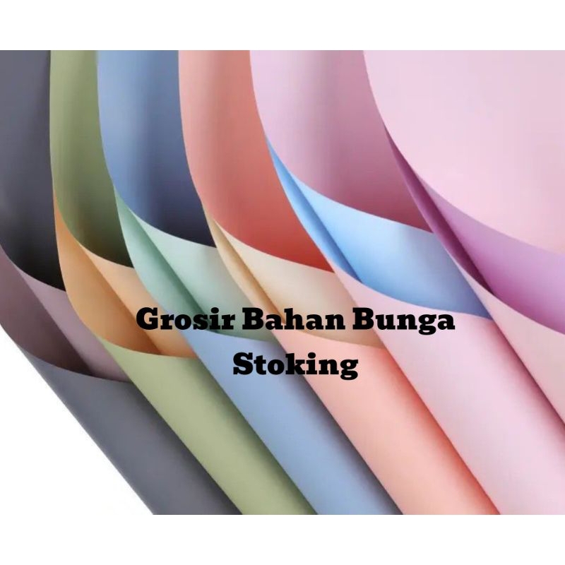 

Cellophane Bicolor Pastel - 5 Lembar Kertas Buket 2 Warna Pastel