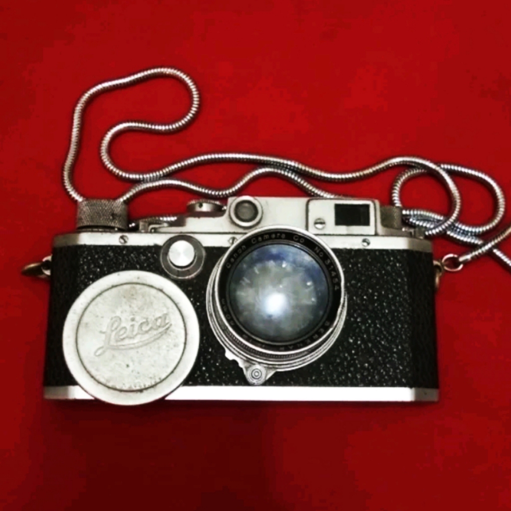 Kamera Analog Canon Rangefinder II lensa Ltm canon serenar 50mm f1.9 leica thread mount m39