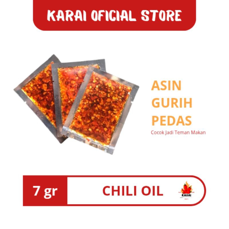 

KARAI CHILLI OIL MINYAK CABAI 7 GRAM SACHET